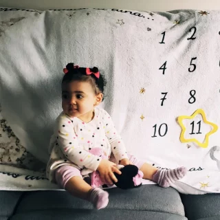 • 11 M E S E S •
_ 
[This is 11 months....and I am not okay. Next month my baby will be a 1 year old!
_
Our sweet girl...
☆ has spent a day with her tia @sarahvmolina so mama and papa could celebrate 3 years of marriage in Madrid 
☆ LOVES being outside. And I mean to the point of tears when we return inside
☆ is now 2 days in without a paci!!
_
Isabela keeps us very busy, but I love this life as her mom.
Same fit.  Different month. ]